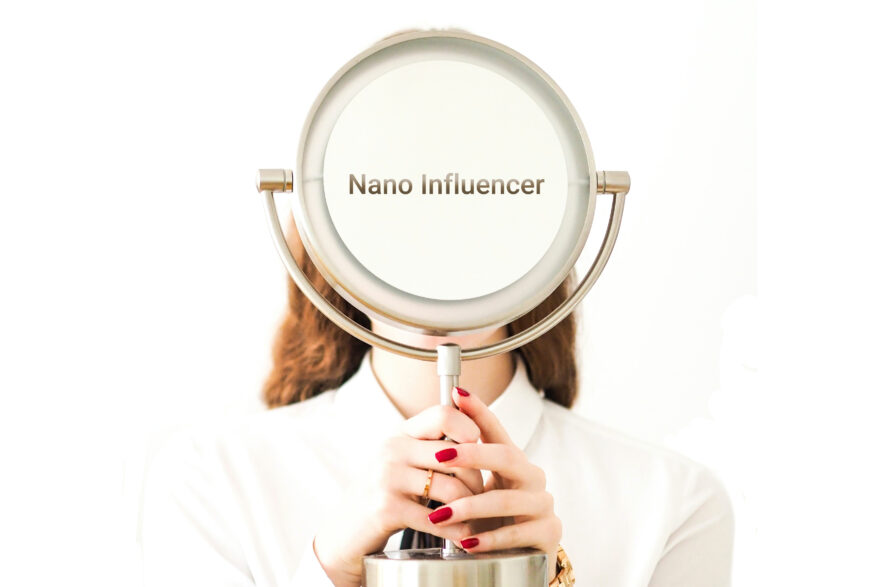 Titelbild zum Blogartikel über Nano Influencer